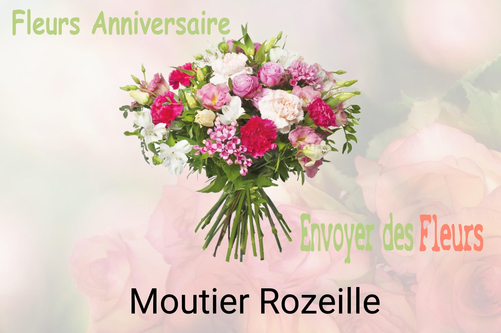 Bouquet de fleurs d’anniversaire livré à Moutier-Rozeille