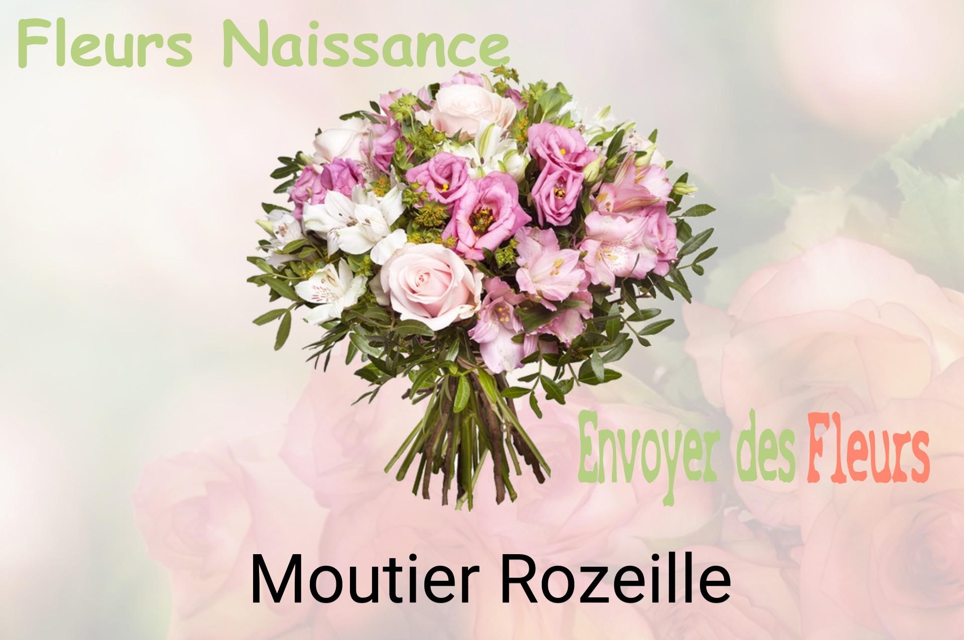 Bouquet de fleurs de naissance livré à Moutier-Rozeille