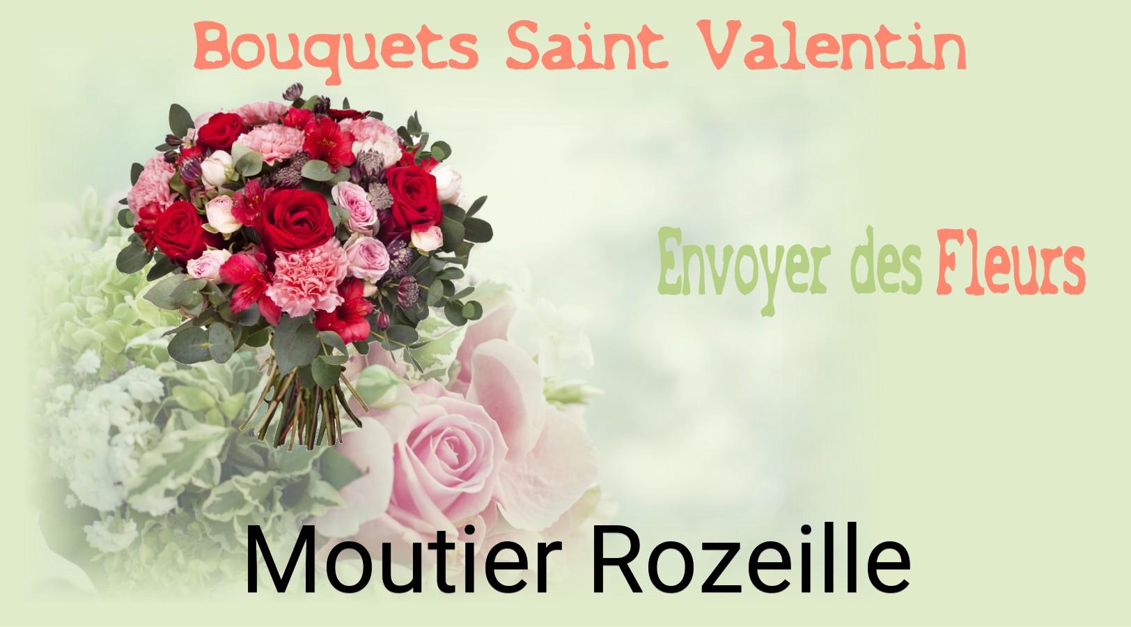 Roses de Saint-Valentin livrées à Moutier-Rozeille